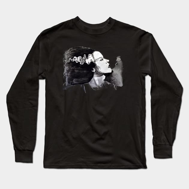 Bride of Frankenstein Classic Long Sleeve T-Shirt by beaugeste2280@yahoo.com